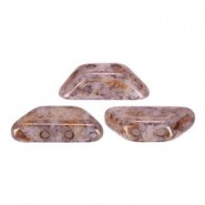 Les perles par Puca® Tinos beads Opaque Mix Rose Gold Ceramic Look 03000/15695